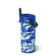 Load image into Gallery viewer, Shark Fin Flip + Sip Slim Tumbler (12oz)