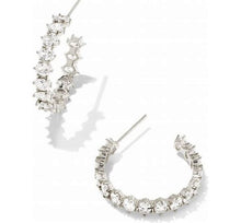 Load image into Gallery viewer, Cailin Crystal Hoop Earrings
