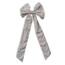 Load image into Gallery viewer, Cotton Velvet Clip-on Bow