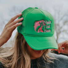 Load image into Gallery viewer, Shake that Bass Trucker Hat