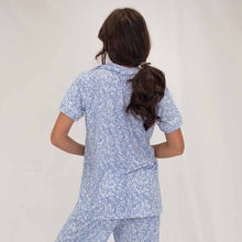 Load image into Gallery viewer, Allure Blue Short Sleeve Sleep Shirt