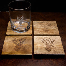 Load image into Gallery viewer, Etched Wood Coasters
