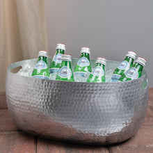 Load image into Gallery viewer, Hammered Handle Oval Bowl