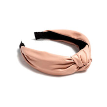 Load image into Gallery viewer, Knotted Faux Leather Headband