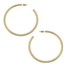 Load image into Gallery viewer, Canvas Ivy Hoop Earrings