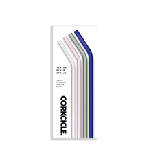 Load image into Gallery viewer, Corkcicle Glass Straw Set