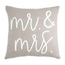 Load image into Gallery viewer, Mr. & Mrs. Wedding Pillow