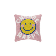 Load image into Gallery viewer, Choose Happy Smiley Pillow
