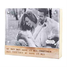 Load image into Gallery viewer, Engraved Magnetic Wood Block Frames