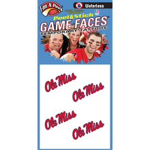 Load image into Gallery viewer, Collegiate Face Tattoos