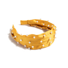 Load image into Gallery viewer, Pearl Wide Headband