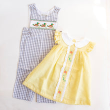 Load image into Gallery viewer, Smocked Mallard Overalls