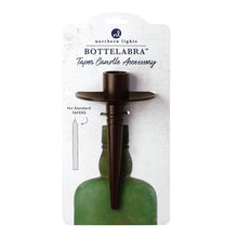 Load image into Gallery viewer, Northern Lights Bottelabra Taper Holder