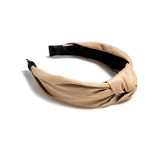 Load image into Gallery viewer, Shiraleah Knotted Faux Leather Headband