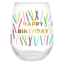 Load image into Gallery viewer, Slant 20oz Stemless Wineglass