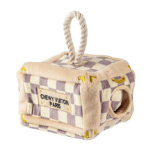 Load image into Gallery viewer, Haute Diggity Dog Checker Vuiton Trunk
