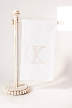 Load image into Gallery viewer, Neutral Initial Tea Towel