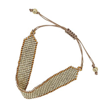 Load image into Gallery viewer, Beaded Half Inch Pull String Bracelet