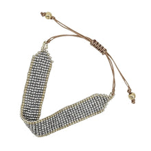 Load image into Gallery viewer, Beaded Half Inch Pull String Bracelet