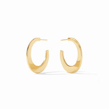 Load image into Gallery viewer, Luna Hoop Gold