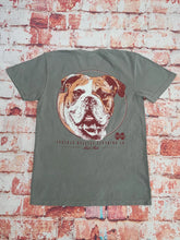 Load image into Gallery viewer, Speckle Bellies MSU Bulldog Pocket Tee