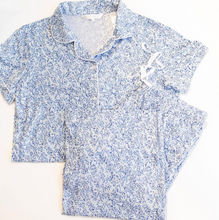 Load image into Gallery viewer, Allure Blue Short Sleeve Sleep Shirt