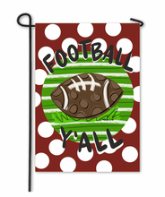 Load image into Gallery viewer, Baxter & Me Garden Football Flag