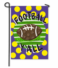 Load image into Gallery viewer, Baxter & Me Garden Football Flag
