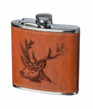 Load image into Gallery viewer, Leather Flask