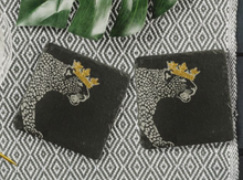 Load image into Gallery viewer, Gold Leaf Slate Coasters