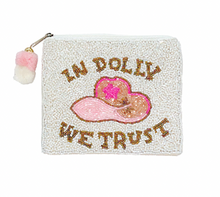Load image into Gallery viewer, Golden Stella Beaded Coin Pouch