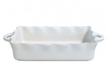 Load image into Gallery viewer, Casafina Large Rectangle Ruffled Baker