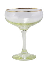 Load image into Gallery viewer, Vietri Champagne Coupe Glasses