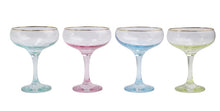 Load image into Gallery viewer, Vietri Champagne Coupe Glasses