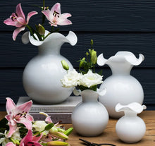 Load image into Gallery viewer, Hibiscus Glass Large Fluted Vase
