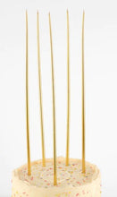 Load image into Gallery viewer, Tall Gold Tapered Candles