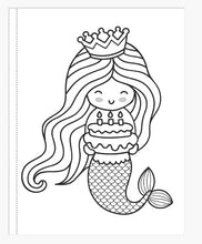 Load image into Gallery viewer, Mermaids Coloring Book