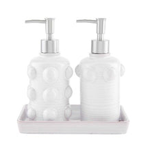 Load image into Gallery viewer, Mudpie Beaded Ceramic Soap Set