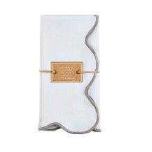 Load image into Gallery viewer, Scalloped Napkin Set