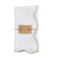 Load image into Gallery viewer, Scalloped Napkin Set