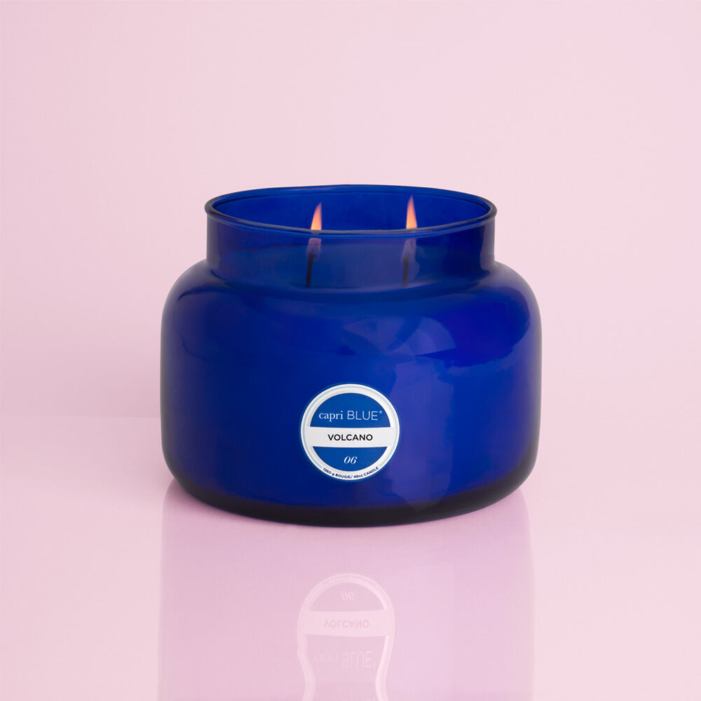 Capri Blue volcano scent 19oz candle mod marble