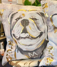 Load image into Gallery viewer, Golden Bulldog 24x24 Pillow