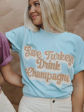 Load image into Gallery viewer, Friday + Saturday Save Turkeys Shirt