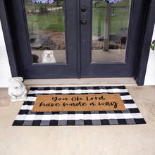 Load image into Gallery viewer, Modern Burlap XL Doormat