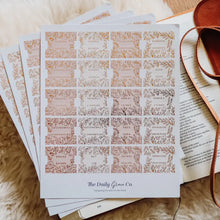 Load image into Gallery viewer, Gold Foil Bible Tabs