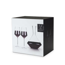 Load image into Gallery viewer, Viski 3 Piece Angled Crystal Bordeaux Set