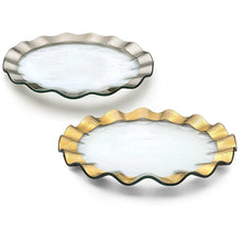 Load image into Gallery viewer, Annieglass Ruffle Buffet Plate