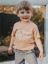 Load image into Gallery viewer, Charlie Southern Play Nice & Be Kind Kids Tee