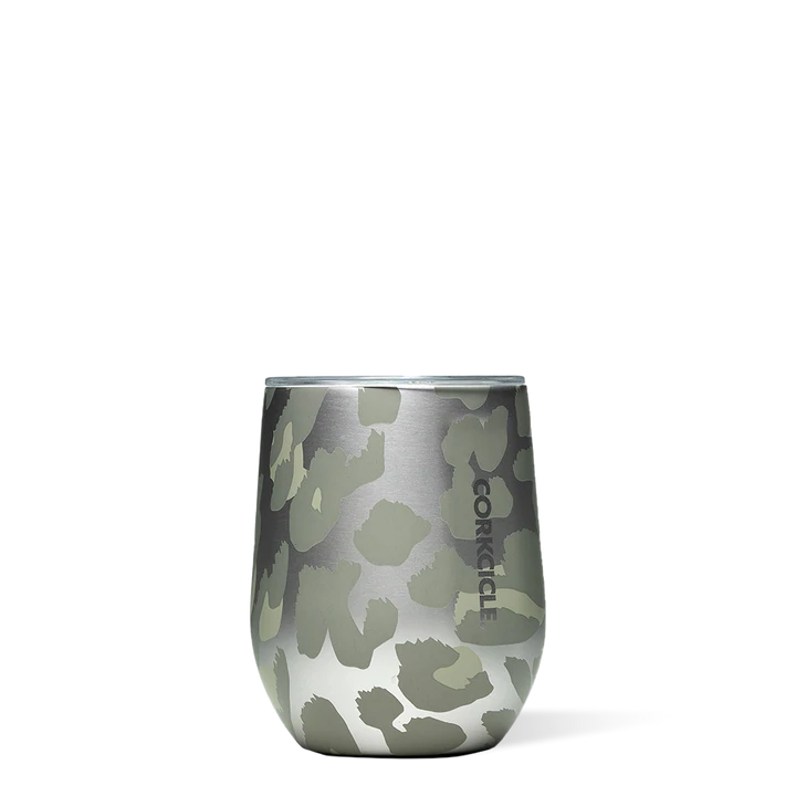 Snow Leopard Slim Can Cooler By Corkcicle