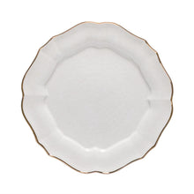 Load image into Gallery viewer, White & Gold Impressions Dinnerware